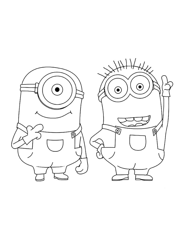 Minions 48 coloring page