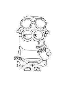 Minions 49 coloring page