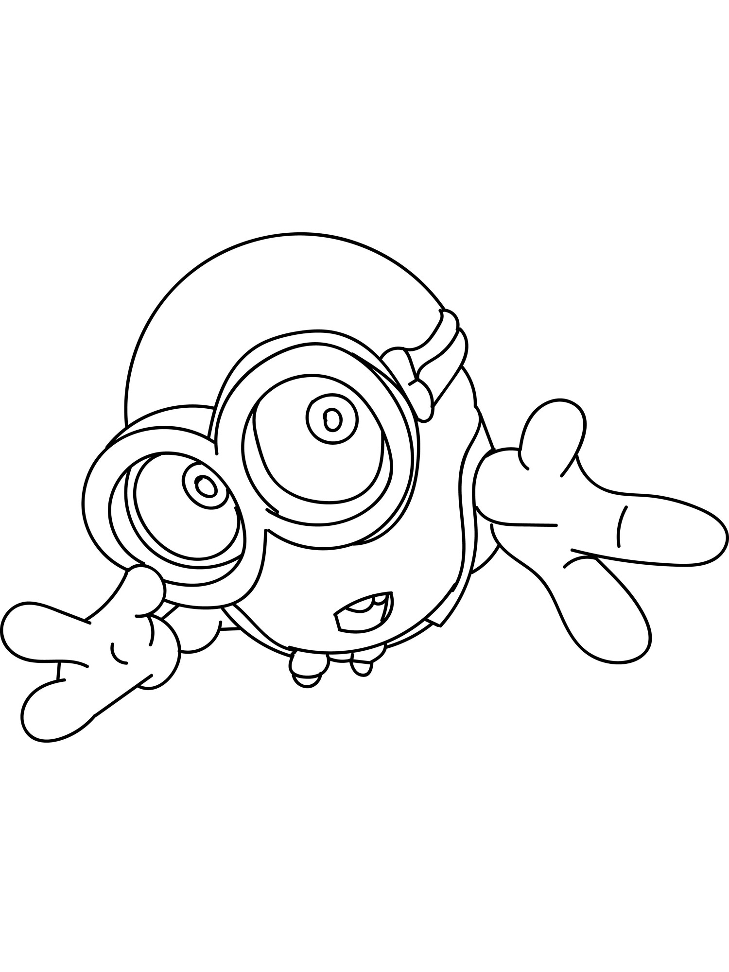 Minions 5 coloring page