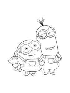 Minions 50 coloring page