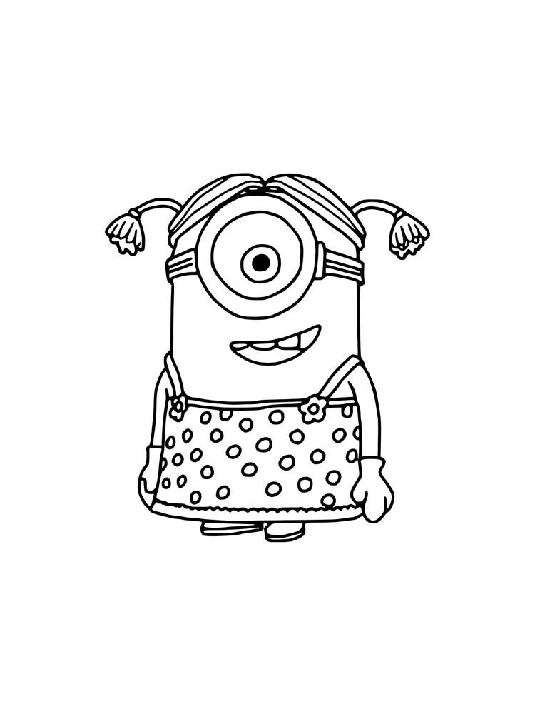 Minions 52 coloring page
