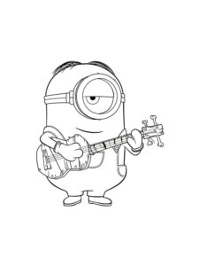 Minions 53 coloring page