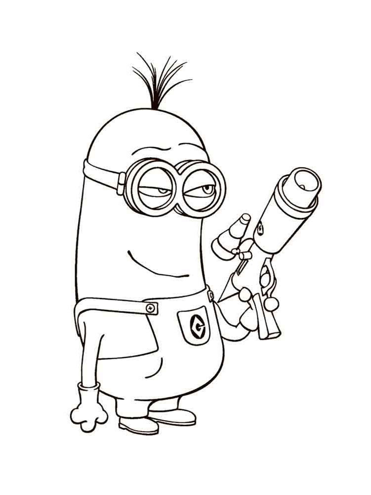 Minions 54 coloring page