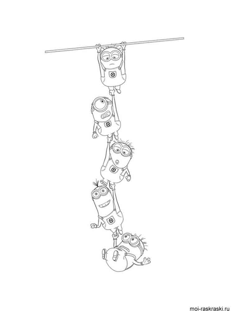 Minions 57 coloring page