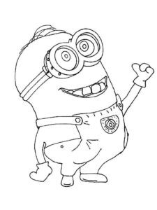 Minions 61 coloring page
