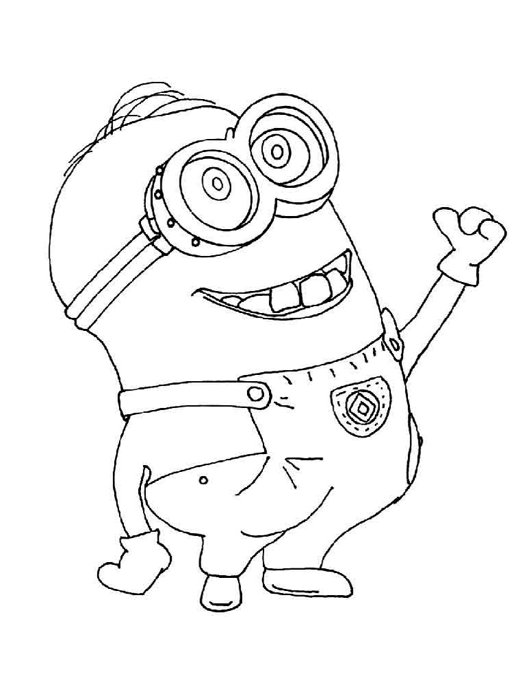 Minions 61 coloring page