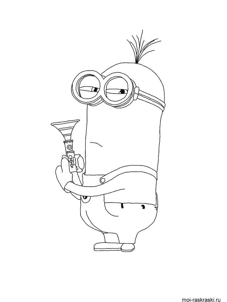 Minions 62 coloring page