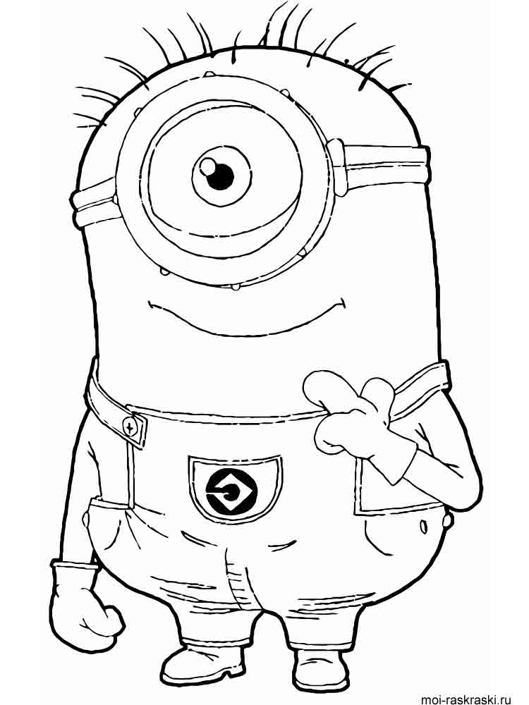 Minions 64 coloring page