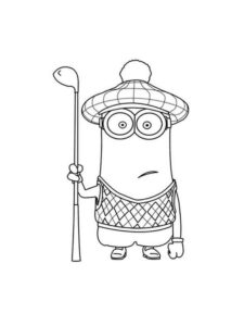 Minions 65 coloring page