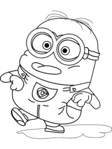 Minions 67 coloring page