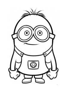 Minions 68 coloring page