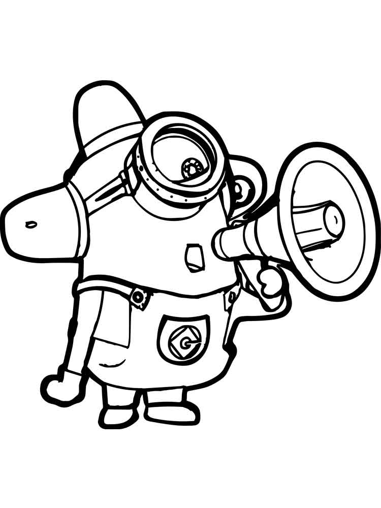 Minions 69 coloring page