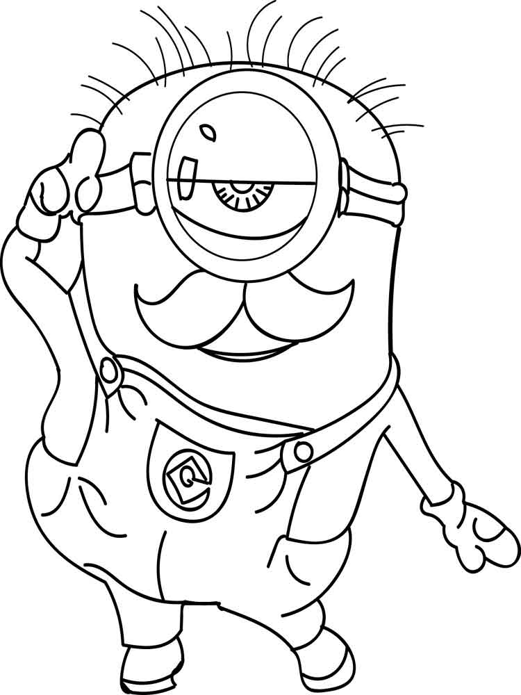 Minions 72 coloring page