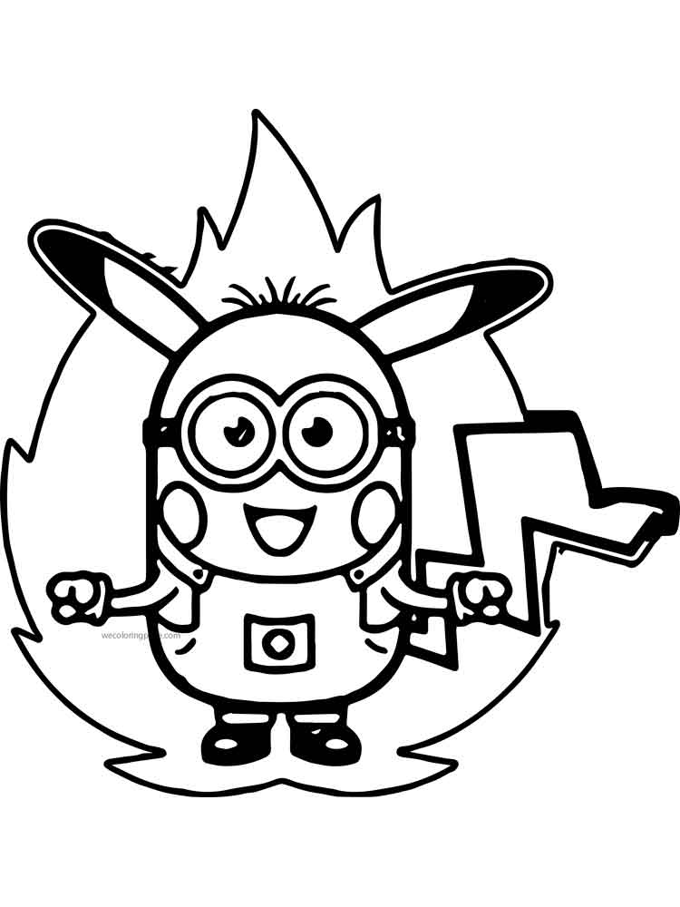 Minions 74 coloring page