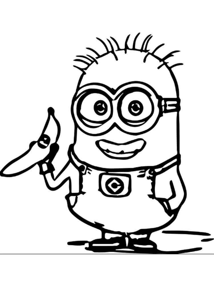 Minions 76 coloring page