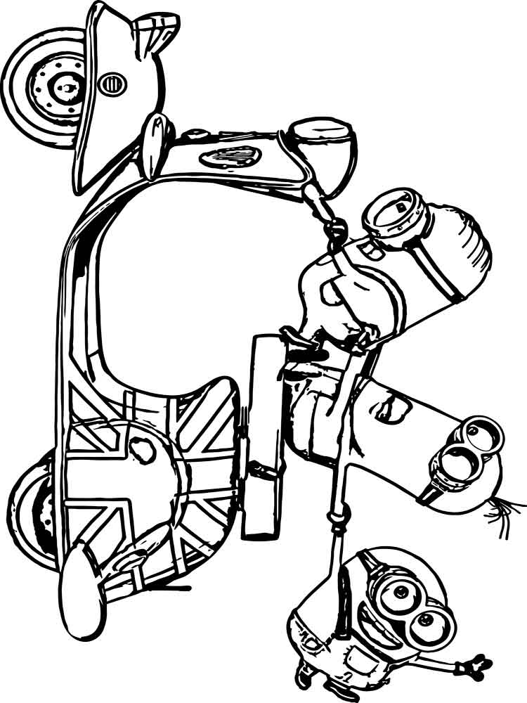 Minions 79 coloring page
