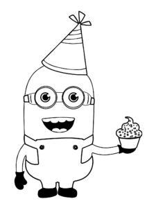 Minions 9 coloring page