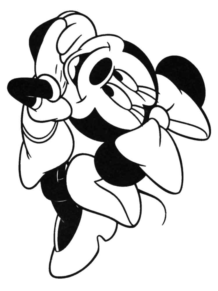Minnie Mouse 1 coloring page