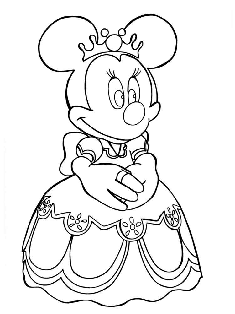 Minnie Mouse 10 coloring page