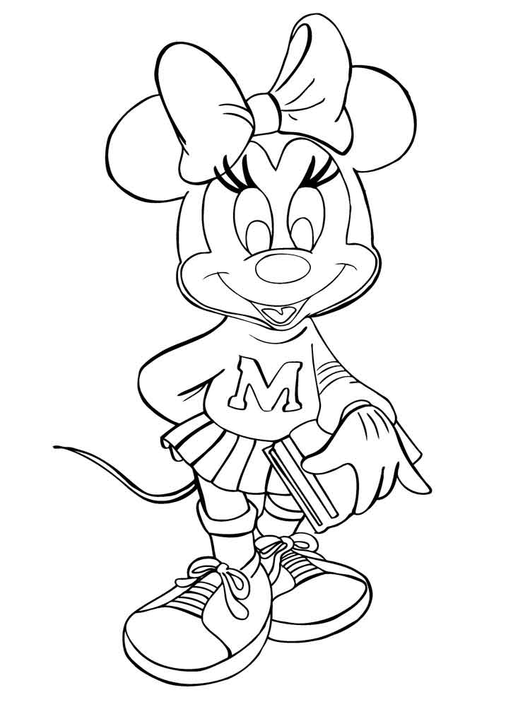 Minnie Mouse 11 coloring page