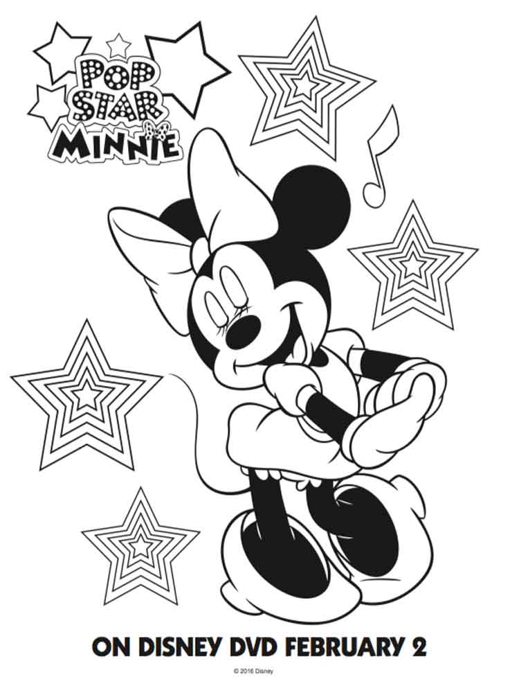Minnie Mouse 13 coloring page