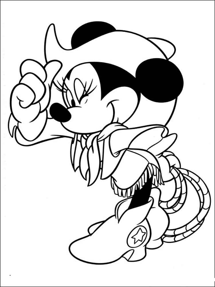 Minnie Mouse 14 coloring page
