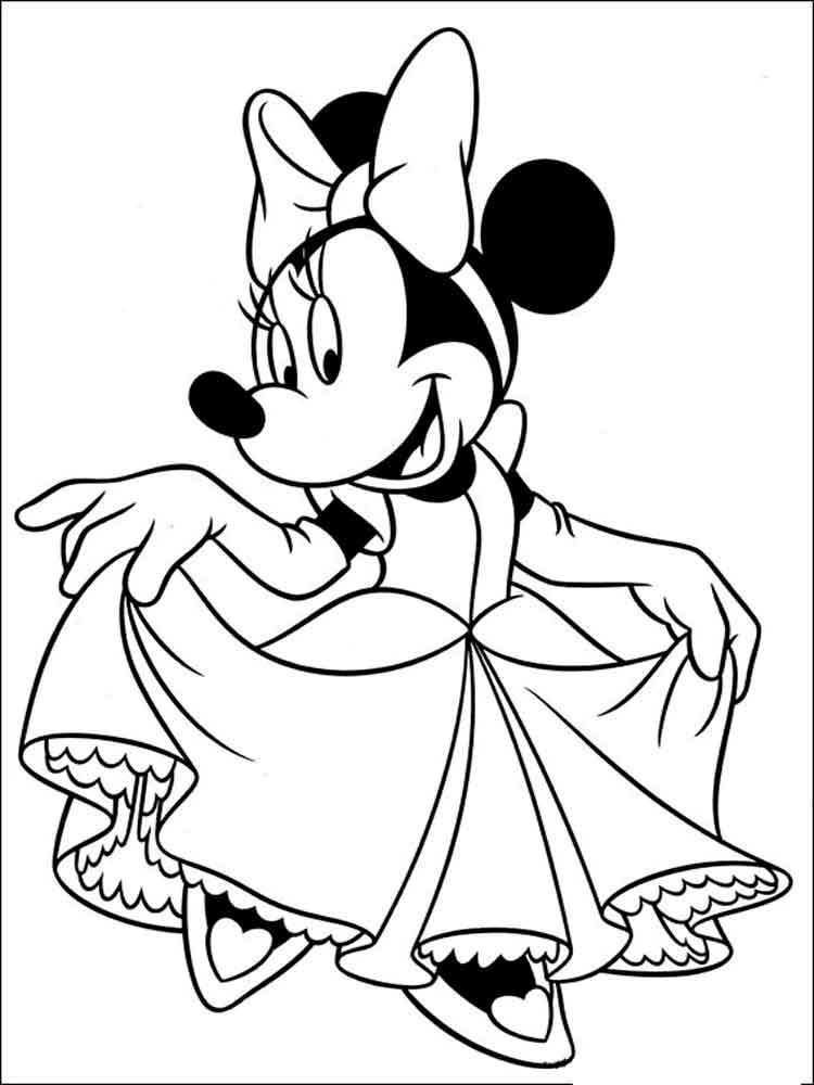 Minnie Mouse 16 coloring page