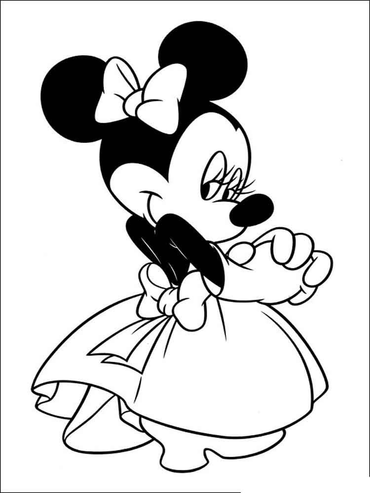 Minnie Mouse 17 coloring page