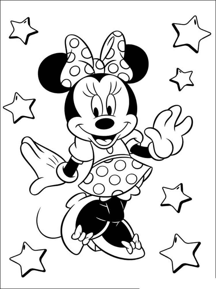 Minnie Mouse 18 coloring page