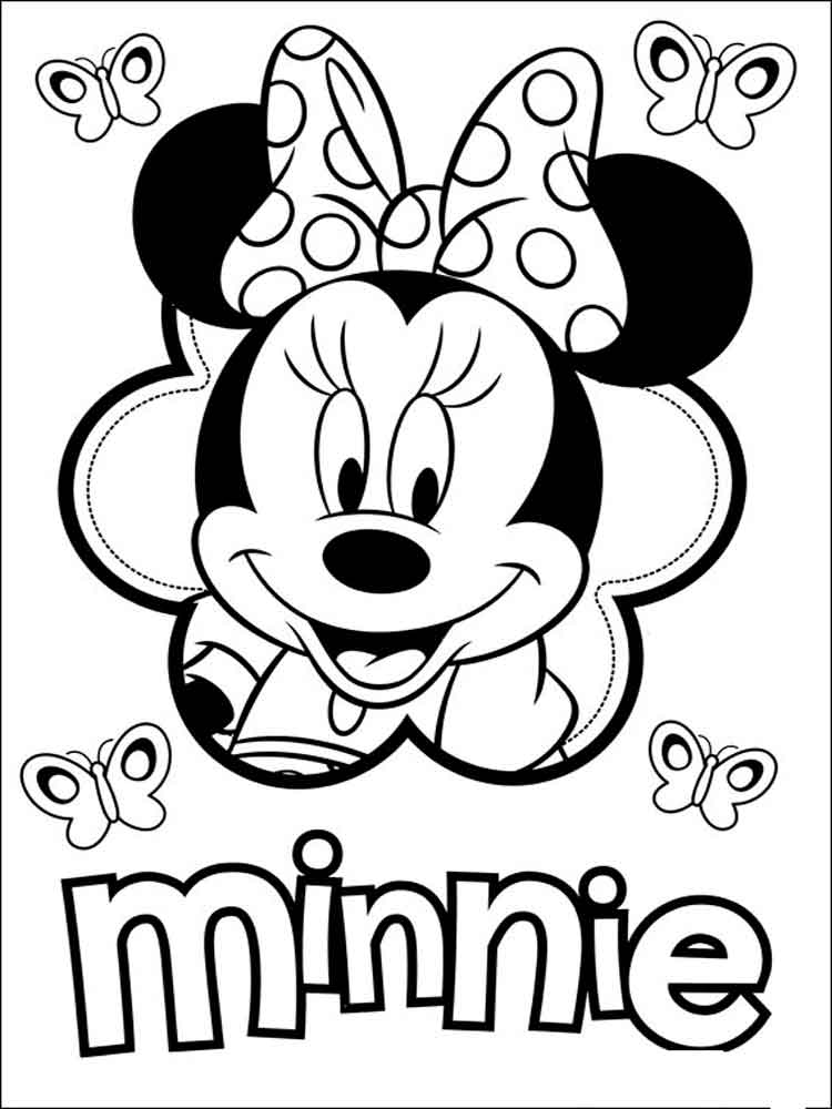 Minnie Mouse 19 coloring page