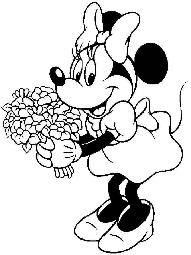 Minnie Mouse 2 coloring page