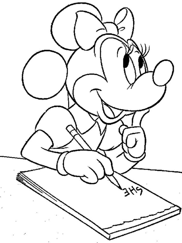 Minnie Mouse 21 coloring page