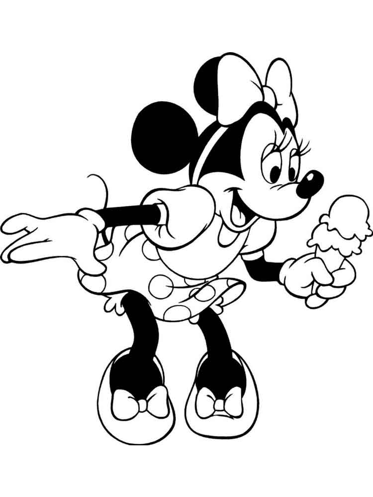 Minnie Mouse 22 coloring page