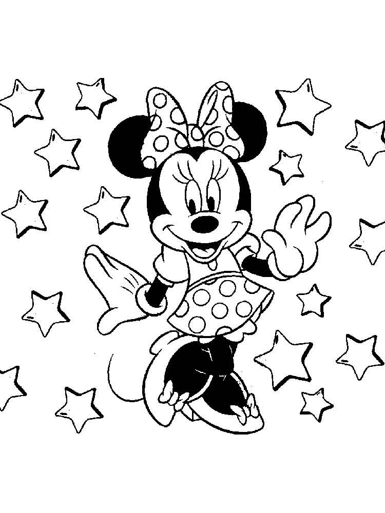 Minnie Mouse 4 coloring page