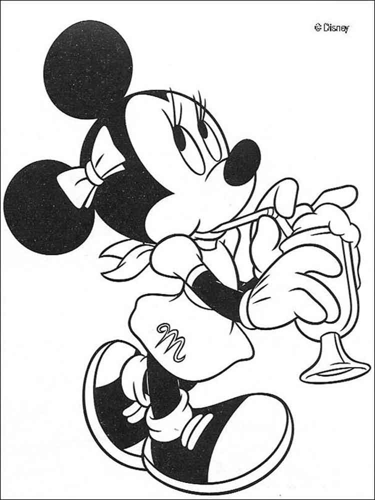 Minnie Mouse 5 coloring page
