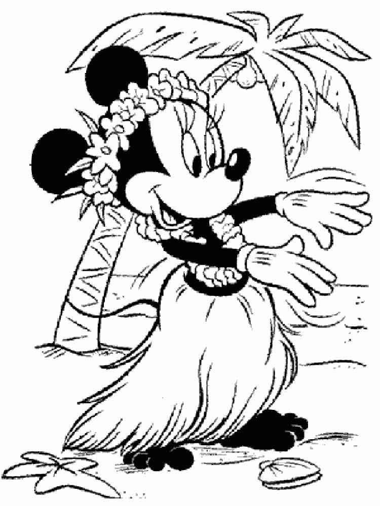 Minnie Mouse 6 coloring page