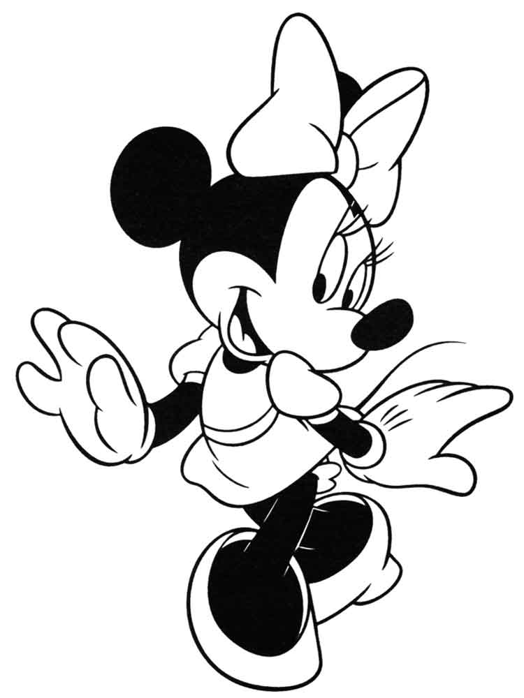 Minnie Mouse 7 coloring page