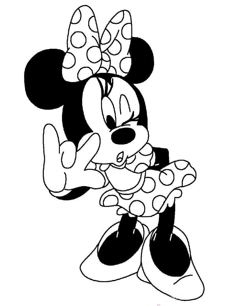 Minnie Mouse 8 coloring page