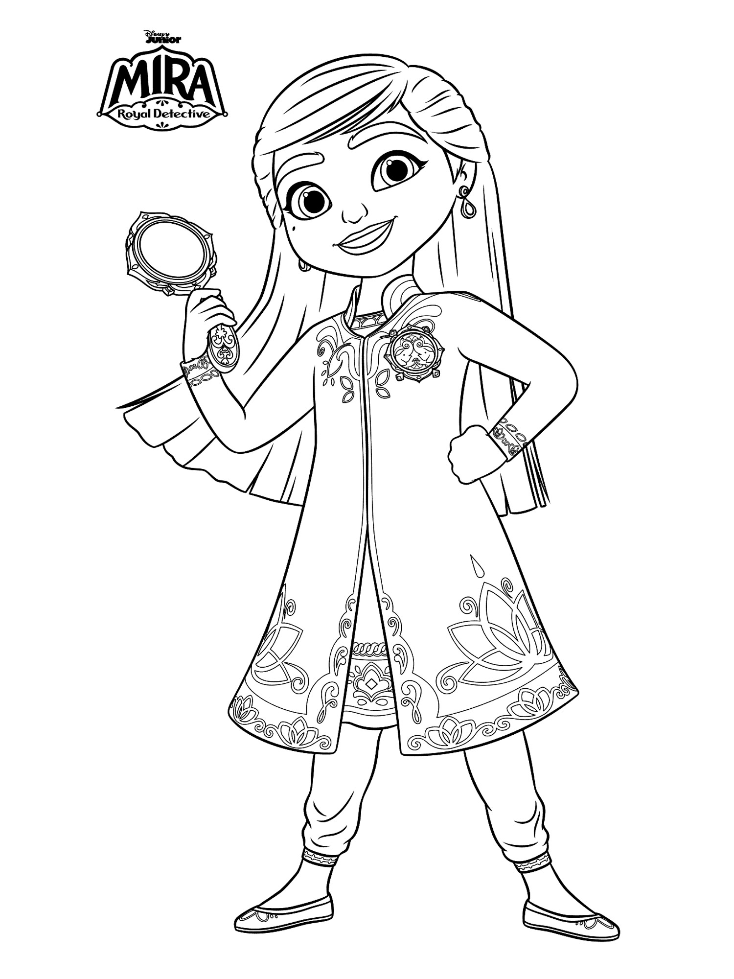 Mira, Royal Detective 6 coloring page