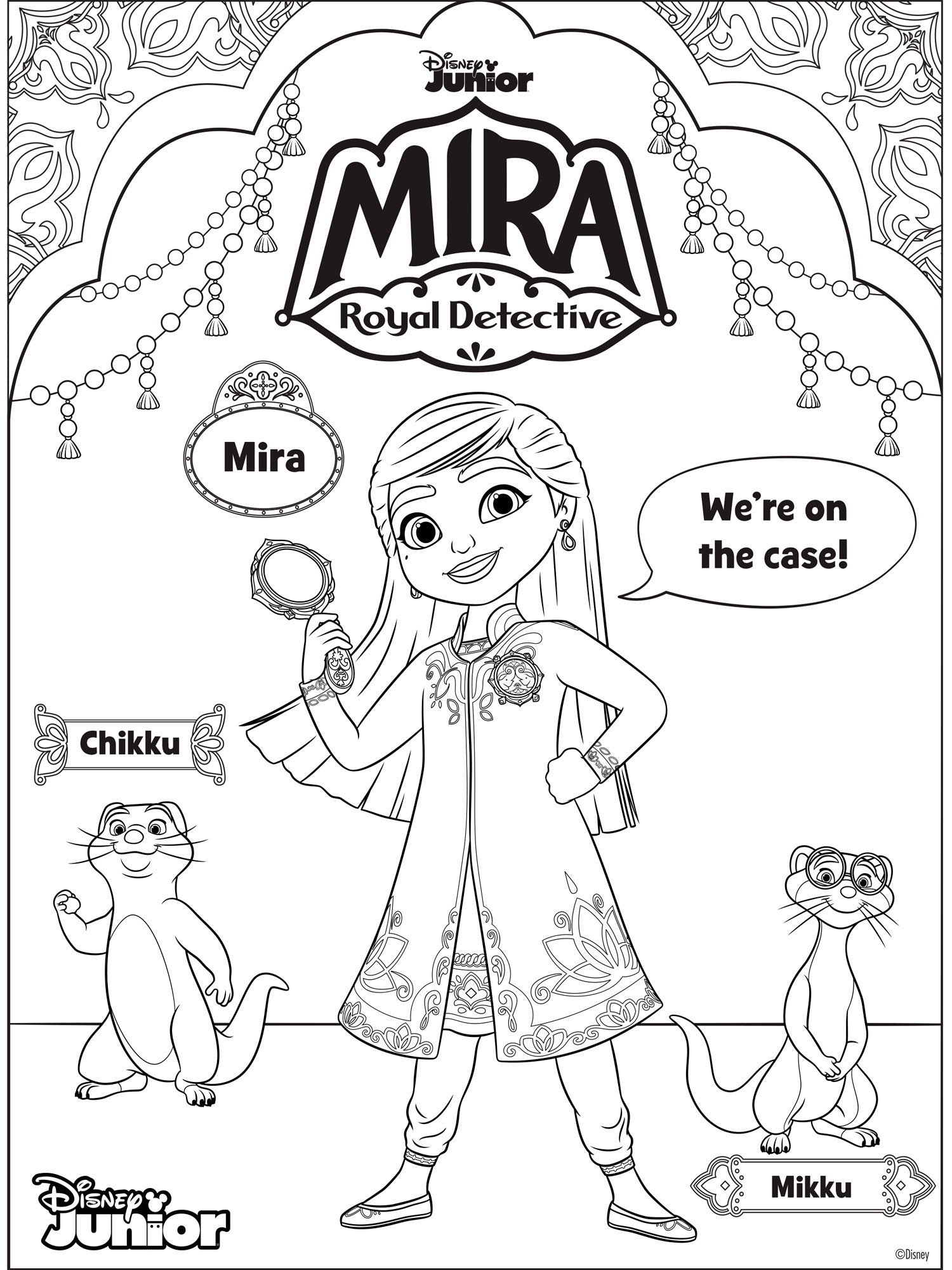 Mira, Royal Detective 8 coloring page