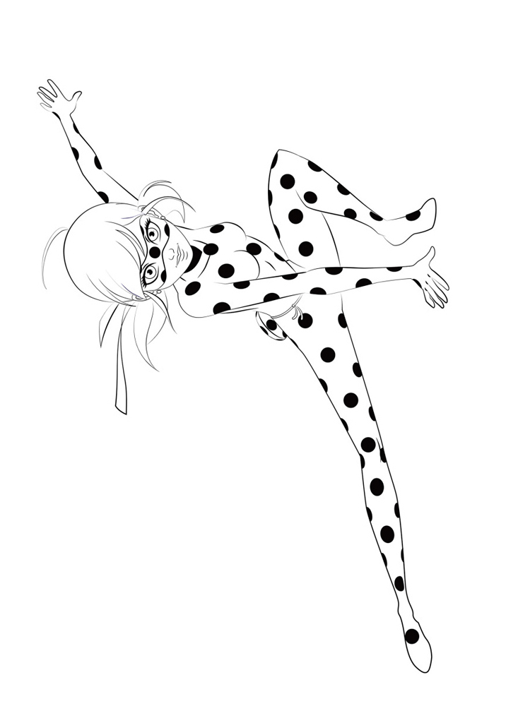 Miraculous: Tales of Ladybug and Cat Noir 10 coloring page