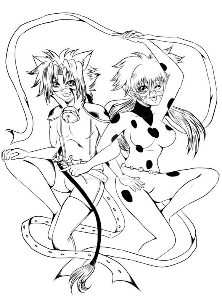 Miraculous: Tales of Ladybug and Cat Noir 16 coloring page
