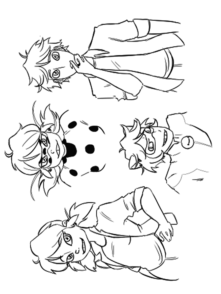 Miraculous: Tales of Ladybug and Cat Noir 17 coloring page