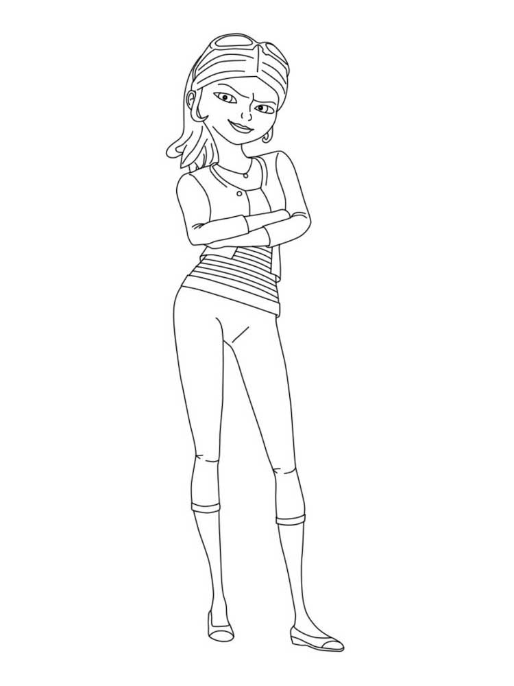Chloe Bourgeois coloring page