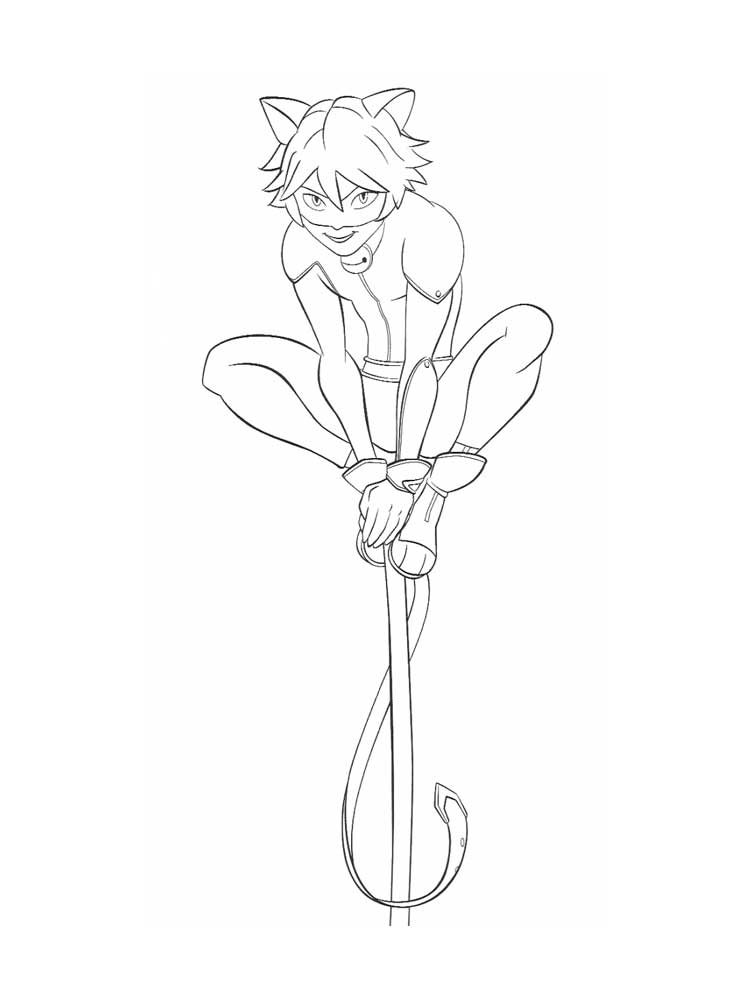 Miraculous: Tales of Ladybug and Cat Noir 28 coloring page