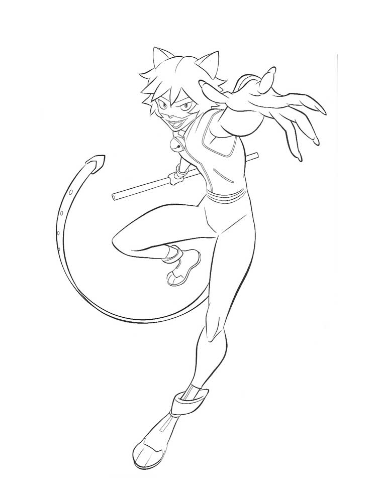 Miraculous: Tales of Ladybug and Cat Noir 30 coloring page