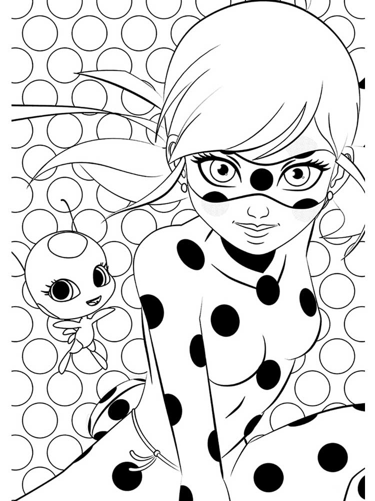 Miraculous: Tales of Ladybug and Cat Noir 38 coloring page