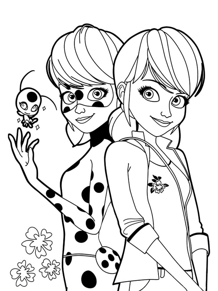 Miraculous: Tales of Ladybug and Cat Noir 50 coloring page