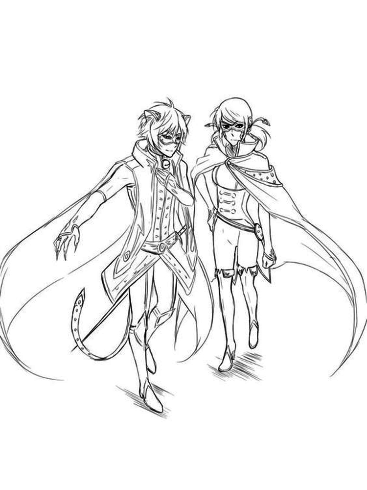 Miraculous: Tales of Ladybug and Cat Noir 9 coloring page