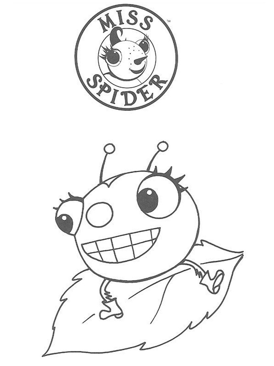 Miss Spider 11 coloring page